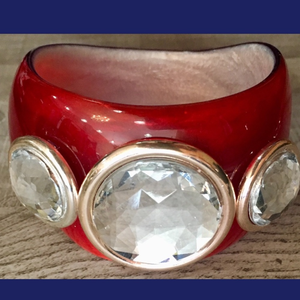 Large Rhinestone Bangle